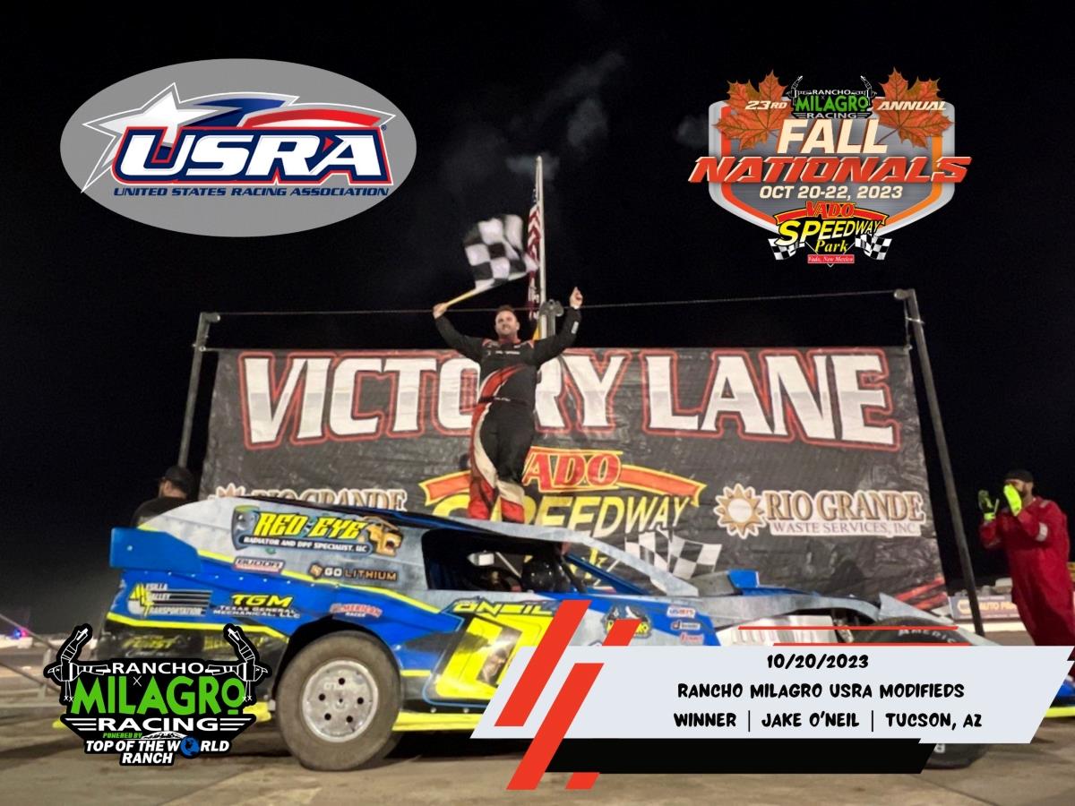 Vado Speedway (Vado, NM) – USRA Fall Nationals – October 20th-22nd, 2023.