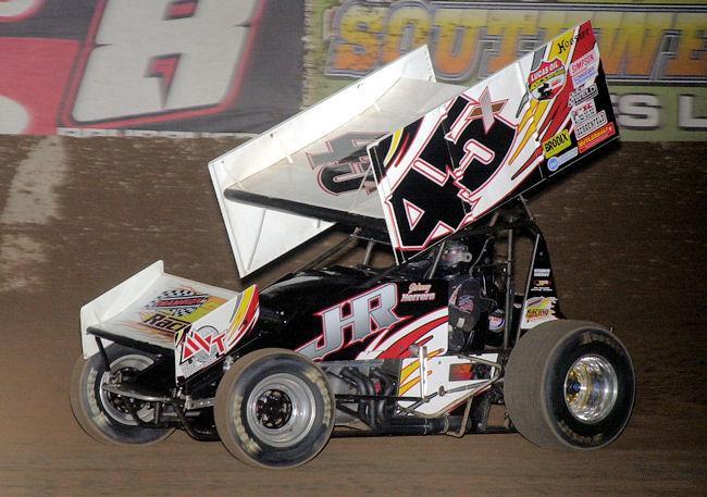 Herrera Has the Hot Lucas Oil ASCS Hand in Copper on Dirt Prelim!