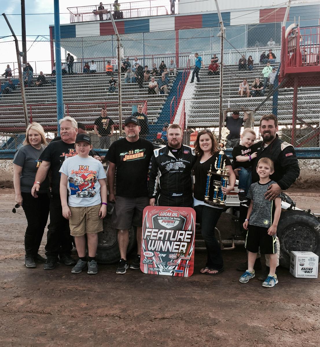 JOHNSON TOPS WILDCAT WAR