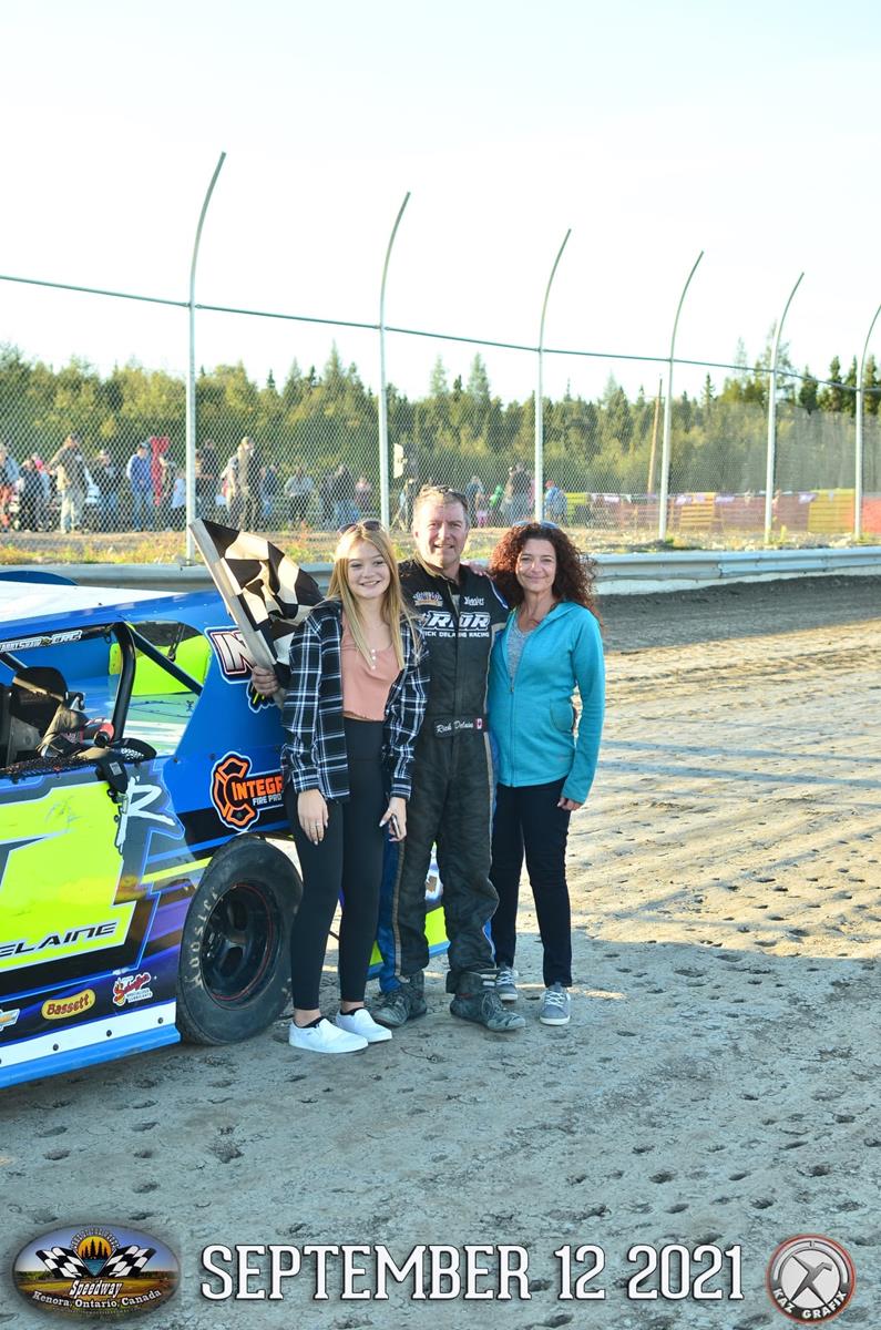 Delaine, Alcock, Mira, G. Strachan Take Season Finale Checkered Flags