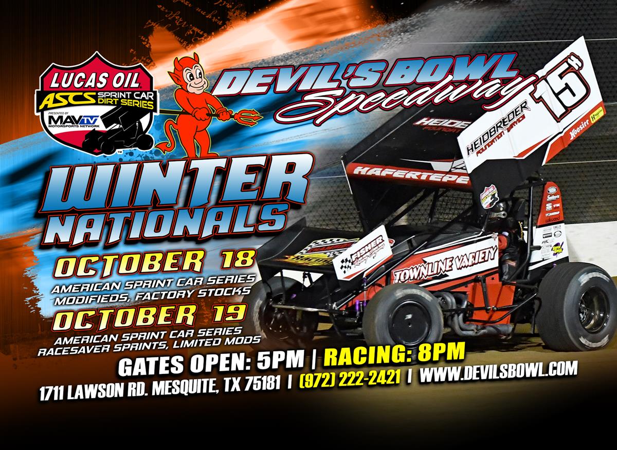 Devil’s Bowl Winter Nationals Next For Lucas Oil American Sprint Car Series