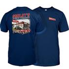 Smileys Vintage Tire Shop Tee - Navy