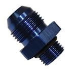 SRP Male AN O-Ring Port to Male AN Flare Fittings, Blue