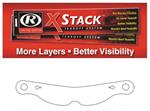 Racing Optics XStack Tearoffs-Clear 11.75 Post Ctr