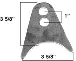 A&A Traction Bracket, 3/4 Holes 3-1/8 Tubing