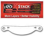 Racing Optics XStack Tearoffs-Clear 11.75 Post Ctr