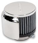 Moroso Valve Cover Filtered Breather, Half-Hood Clamp-on
