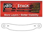 Racing Optics XStack Tearoffs, Clear 12-3/8 Post 