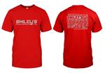 Smileys Left Turn Tee - Red