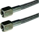 SRP Steel Braided Brake Line, Straight AN -04 Ends