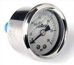 Holley 1.5 Fuel Press Gauge 0-30PSI Liquid-Filled