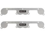 Allstar SBC Exhaust Block Off Plates, 1/16 1-Piece Spread Port - Pair