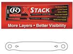 Racing Optics XStack Tearoffs, Clear 11.5 Post Ctr