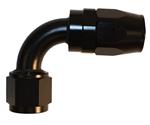 SRP 90° Elbow Reusable Aluminum Fittings, Black
