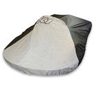 K1 Nylon Kart Cover With Elastic Bottom, Black/Gray