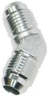 SRP 45° Elbow Male Union AN Same Size Ends, Chrome Look