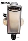 Kevko Power Steering Tank, RH Exit Vented & Non-Vented Cap