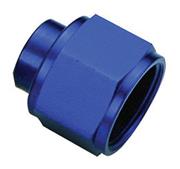 SRP Aluminum AN Flare Cap, Blue