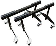  XXX Sprint Car Frame Stand/Dolly, Black - Set of 2