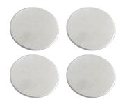 A&A Round End Cap, 1-1/2" Diameter 1/8" Steel 4/Pack