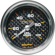 Autometer Carbon Fiber Full Sweep Mech Gauges