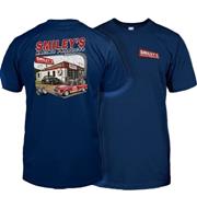 Smiley's Vintage Tire Shop Tee - Navy
