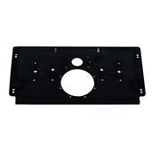 HRP Rear Steel Motor Plate, Black