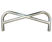 XXX Sprint Pretzel Front Bumper, Polished Stainless Steel