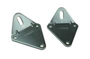 Moroso Chevy Motor Mounts, Oval Track .250" Zinc-Plated