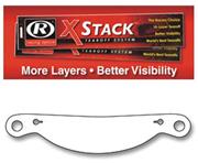 Racing Optics XStack Tearoffs-Clear 11.75 Post Ctr