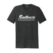 Smiley's Chrome Logo Tee, Black Frost