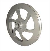 SRP 6" Aluminum Power Steering V-Belt Pulley