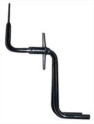 SRP Steel Straight Side Mount Throttle Pedal, Black