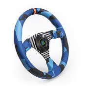 MPI 12.75" Vaughan Gittin Jr. Steering Wheel, Blue Pattern