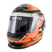 Zamp RZ-42Y Youth Snell CMR2016 Helmet, Orange/Yellow