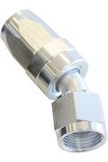 SRP 30° Elbow Reusable Aluminum Fittings, Chrome Look