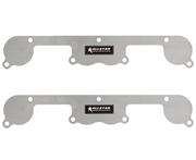 Allstar SBC Exhaust Block Off Plates, 1/16" 1-Piece Spread Port - Pair