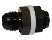 SRP High-Flow Fuel Cell Bulkhead Fittings, Black