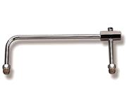 Holley Chrome Fuel Line for 4150 Inlet, 5/8" -18 Inverted Flare