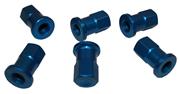 DMI Rear Cover Nuts, Blue - 6/Pkg