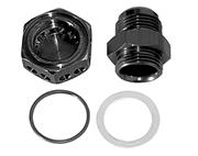 Moroso Positive Seal Vented Air Inlet Fitting, -12AN