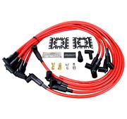 Dragon Fire Smiley's 10 mm Red Plug Wire Set, 90° Boots V8 Under Header/HEI
