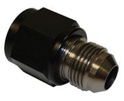 SRP Female to Male 2-Pc Swivel AN Flare Reducer Fittings, Black