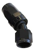SRP 30° Elbow Reusable Aluminum Fittings, Black