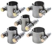 Allstar Tube Clamps with Nyloc Nuts and Bolts