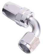 SRP 90° Elbow Reusable Aluminum Fittings, Chrome Look