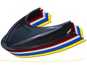 MD3 Composite Hood Scoop with 3" Curved Bottom