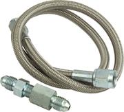 QuickCar 48" Gauge Line Kit, Braided Steel with Fittings