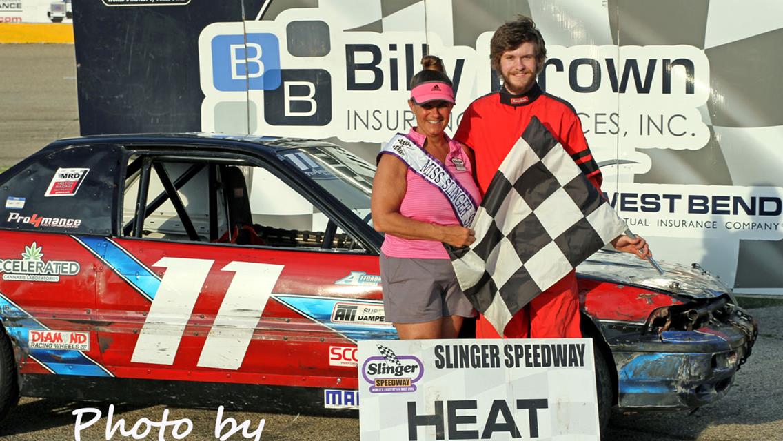 Stern tops Late Model Feature at Slinger