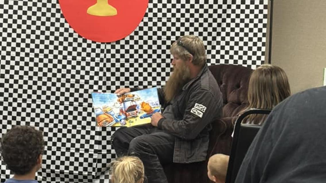 Story time with a racecar driver at Idaho Falls Public Library